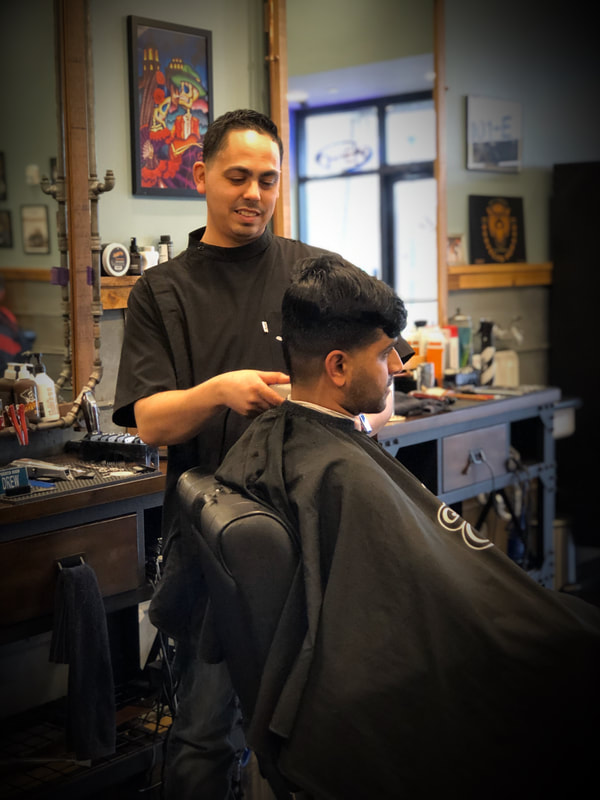 Photos of our shop, barbers and guests - SAMBUCO BARBER COMPANY